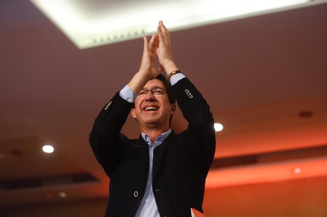 Juan Marín, en un acto de Cs en Málaga
