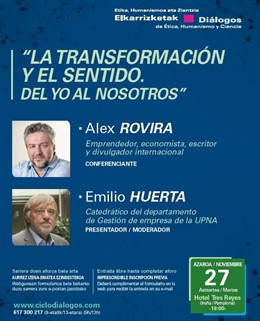 Cartel del ciclo 'Diálogos de ética, humanismo y ciencia'