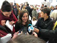 Inés Rey celebra su victoria como la de "todos los socialistas coruñeses" y apela a la "integración" de candidaturas
