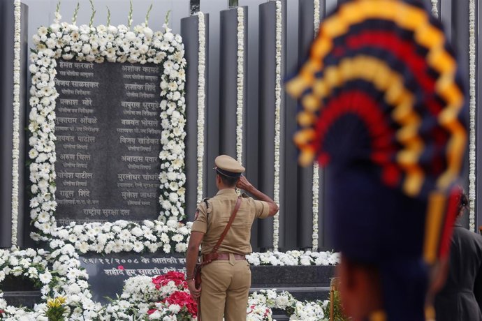 Memorial en recuerdo a las víctimas de los ataques de 2008 en Bombay