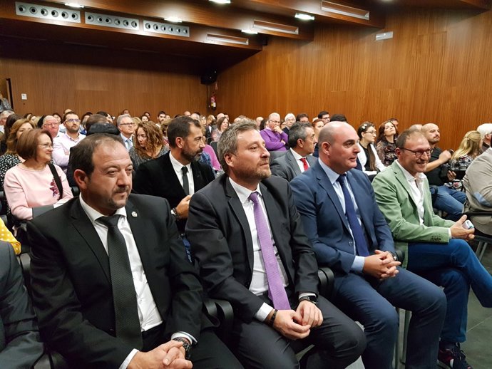 Soro en la I Gala de Turismo de Bajo Aragón, en Alcañiz.