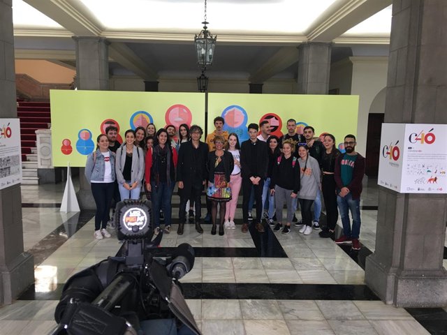 Inauguración de una exposición por el 40 aniversario de la Constitución