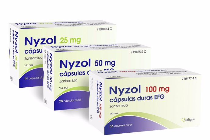 Nyzol, cápsulas de Qualigen para las crisis parciales de epilepsia