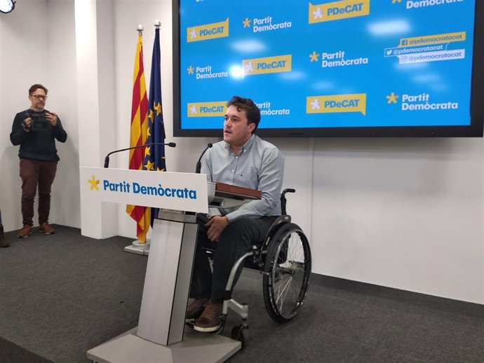 El presidente del PDeCAT, David Bonvehí