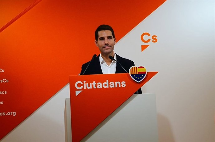 El diputado de Cs en el Parlament de Catalunya, Nacho Martín Blanco