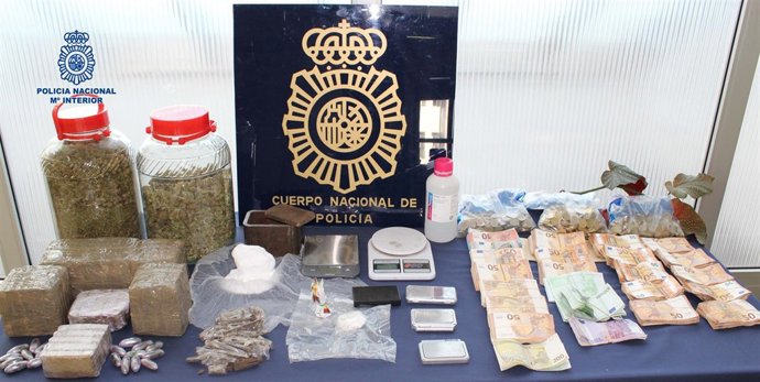 Operativo contra tráfico de drogas