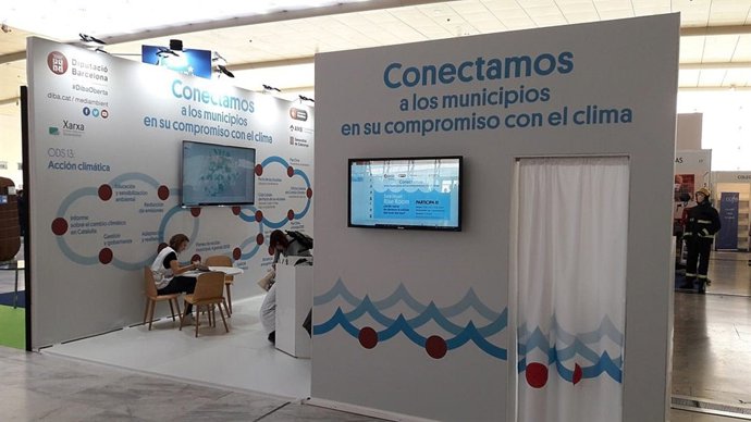 Stand de la Diputación de Barcelona en Conama