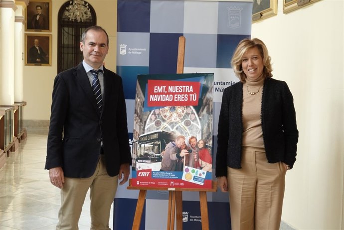 Presentación campaña EMT en Navidad en Málaga