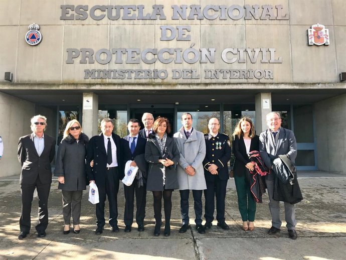 Medalla al Mérito de Protección Civil al bombero de Málaga