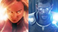VÍDEO: Brie Larson muestra a Chris Hemsworth cómo Capitana Marvel usa un martillo