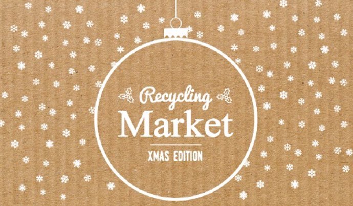 Cartel del 'Recycling Market Xmas Edition'