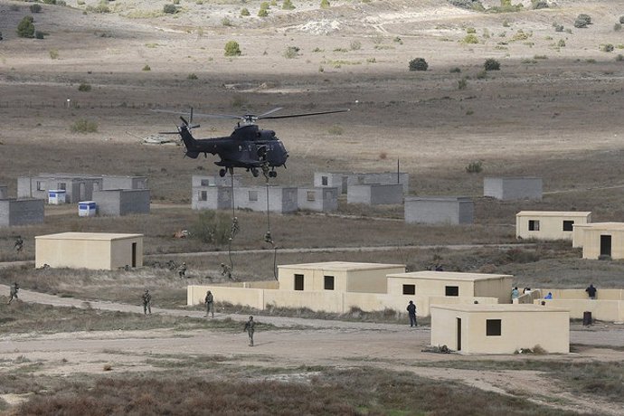 Ejercicio 'Quick Lion' de las Fuerzas Armadas en Zaragoza