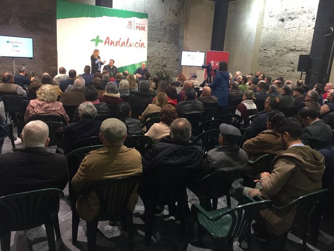Acto público del PSOE en Cádiz