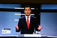 Díaz defiende Andalucía como referente del Estado de bienestar y Moreno afea que dependa "del código postal"