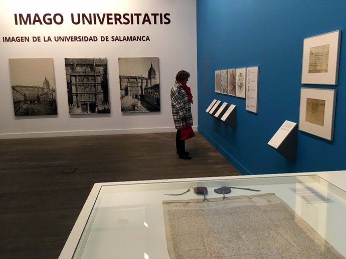 Exposición 'Imago Universitatis' en la Hospedería Fonseca de Salamanca.