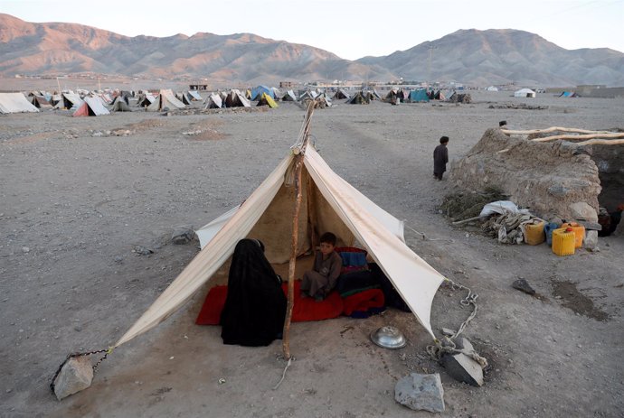 Desplazados internos por la sequía en Afganistán