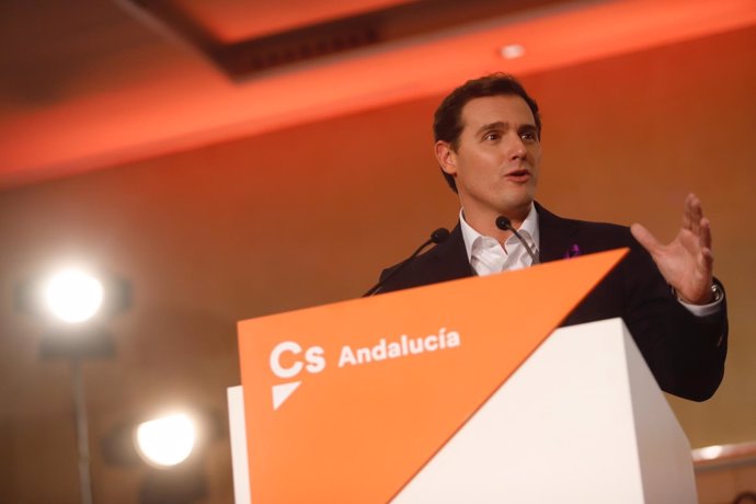 Albert Rivera en un acto en Málaga