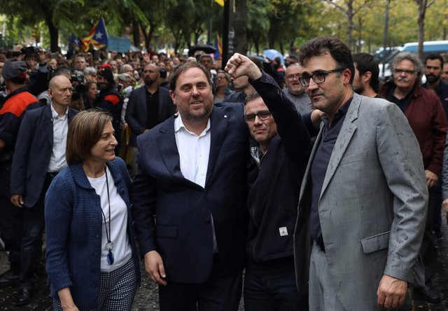 Josep Maria Jové con Oriol Junqueras 