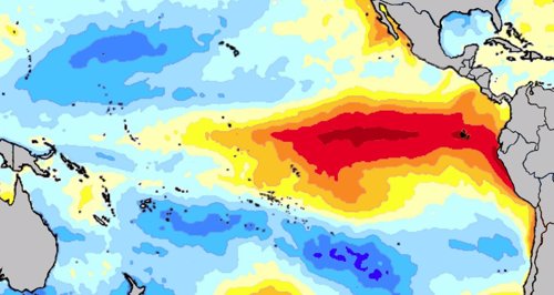 Apreciación de El Niño en el Océano Pacífico