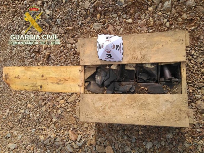 Material explosivo localizado en Bellver de Cerdanya