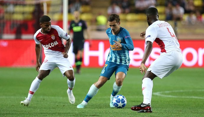 Griezmann en el Mónaco - Atlético Madrid