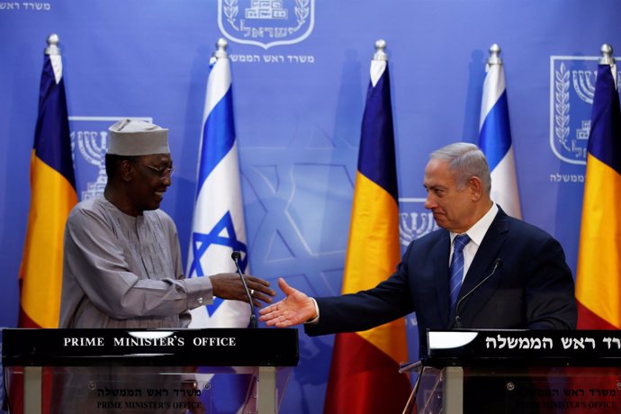 Benjamin Netanyahu e Idriss Deby