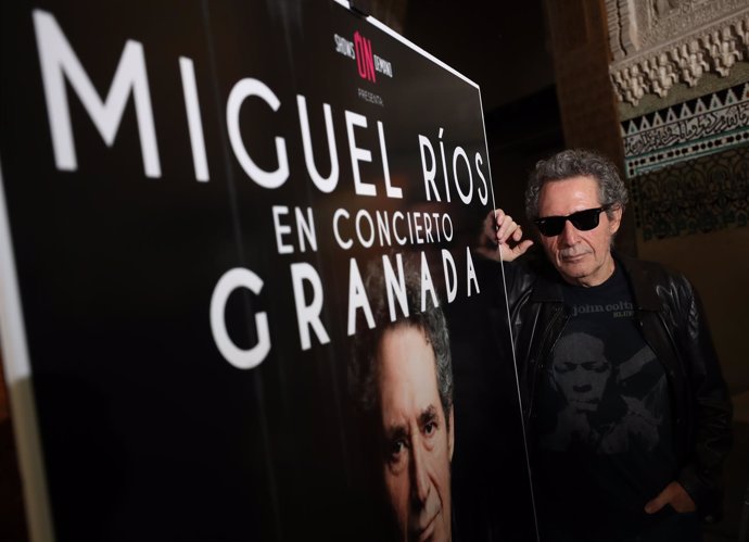 Presentación concierto Miguel Ríos en Granada
