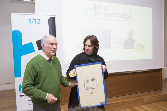 Ainhoa Aznárez, presidenta del Parlamento de Navarra, en el acto.
