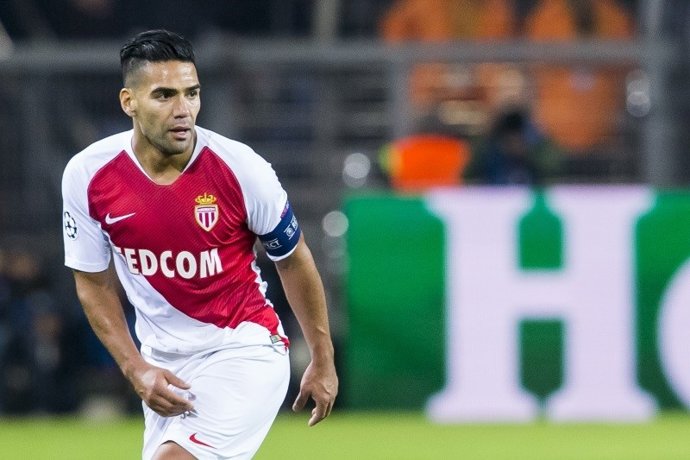 Radamel Falcao con el AS Mónaco