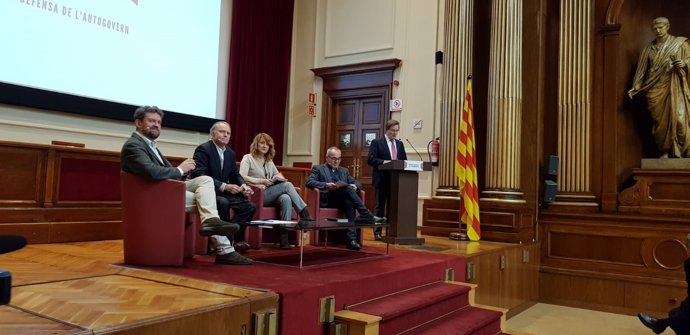 Acte de Portes Obertes al Catalanisme, con L.Bonet y J.Coscubiela