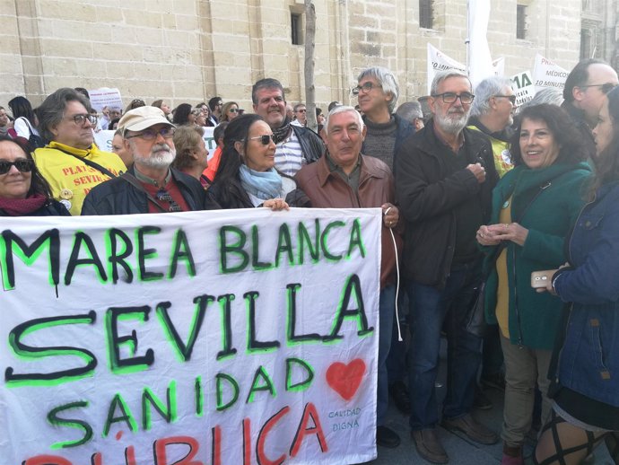 Adelante Andalucía en la protesta
