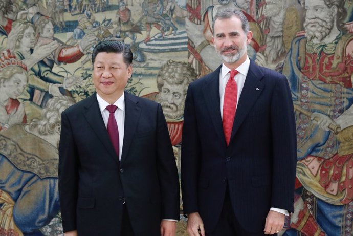 Encuentro del Rey con el Presidente de China, Xi Jinping