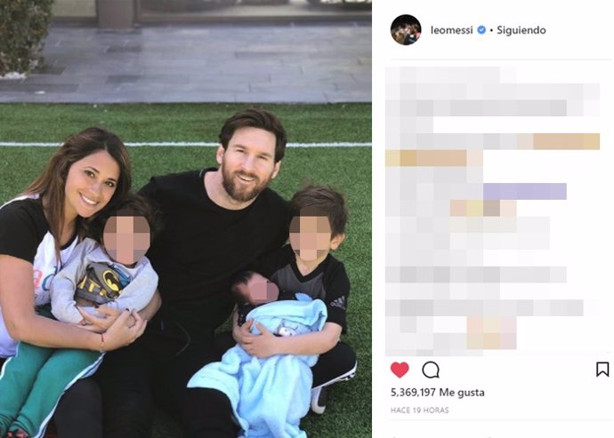 Leo Messi, Antonella e hijos