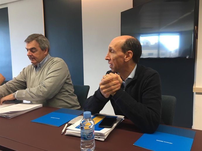 David Elizaga y Dana Dunne, en rueda de prensa este miércoles