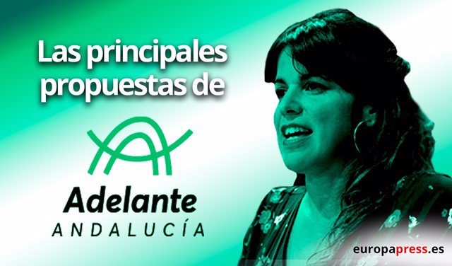 Careta sobre el programa electoral de Adelante Andalucía