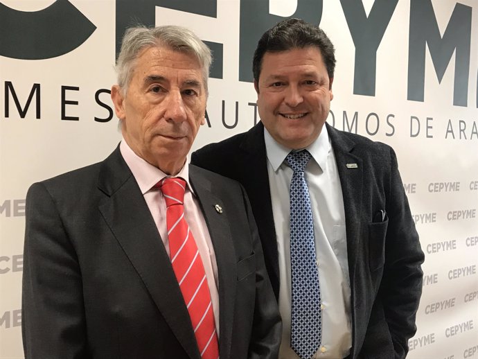 Aurelio López de Hita y Miguel Ángel Compadre (CEPYME).