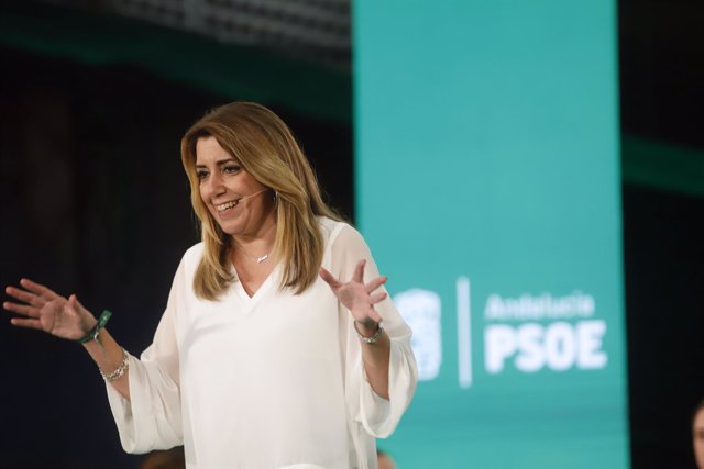 En Marbella (Málaga), acto público de la presidenta de la Junta y candidata so