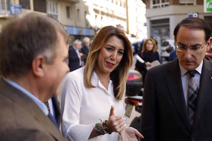 Susana Díaz elecciones candidata PSOE con gonzález de Lara