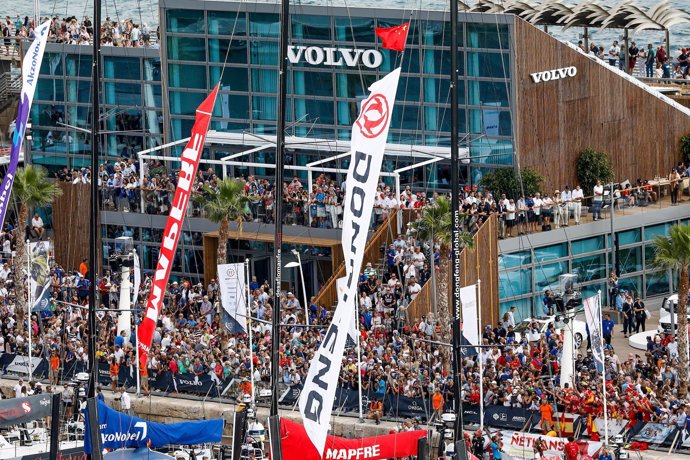 Salida de la Volvo Ocean Race en Alicante en 2017