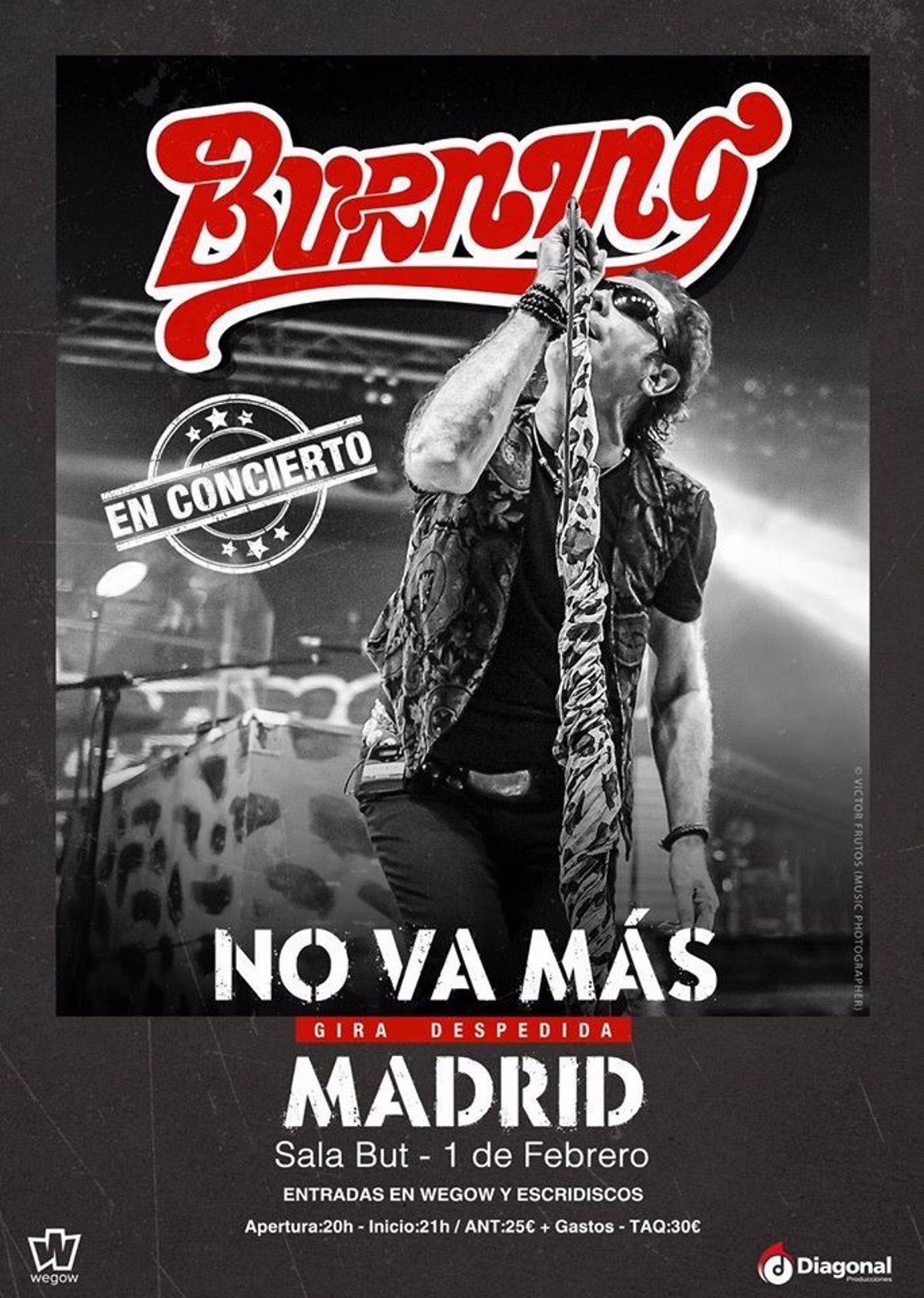 La Fuga, anuncian concierto fin de gira en Madrid –