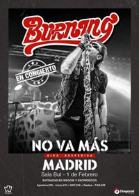 Burning anuncian gira de despedida con inicio en Madrid