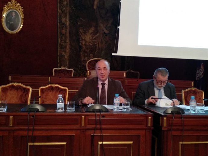 Antonio Ruiz en la presentación del presupuesto