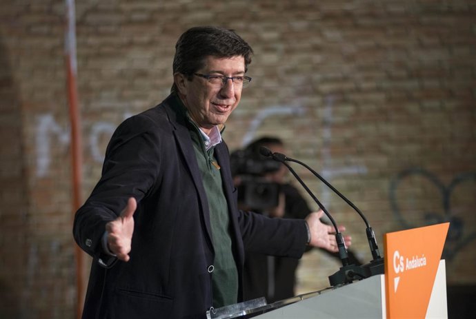 Portavoz de Cs en Andalucía y candidato a la Presidencia de la Junta, Juan Marín