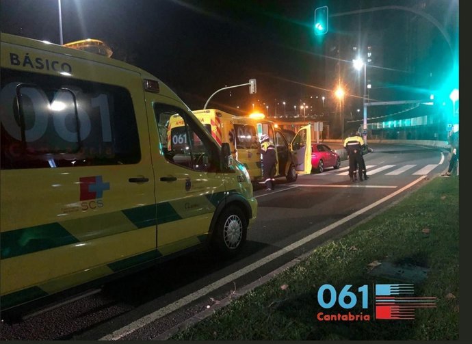 Accidente de tráfico en Santander