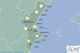 Predicción de este jueves