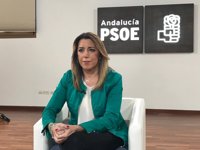 Susana Díaz: Aznar es "el padre de la triple alianza de derecha y extrema derecha" que se ve en Andalucía