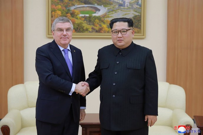 Thomas Bach COI Kim Jong Un Corea Norte