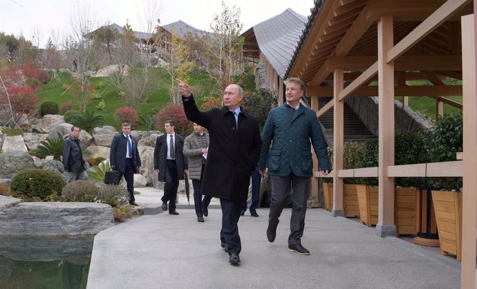 El presidente ruso, Vladimir Putin, en Crimea