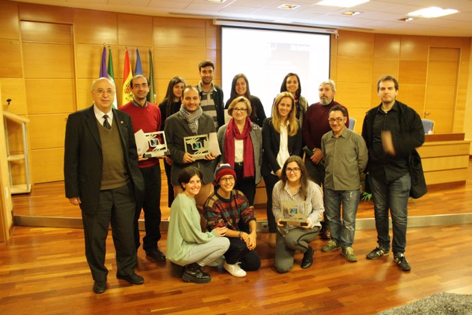Entrga de los premios convocados por la Universidad de Jaén.
