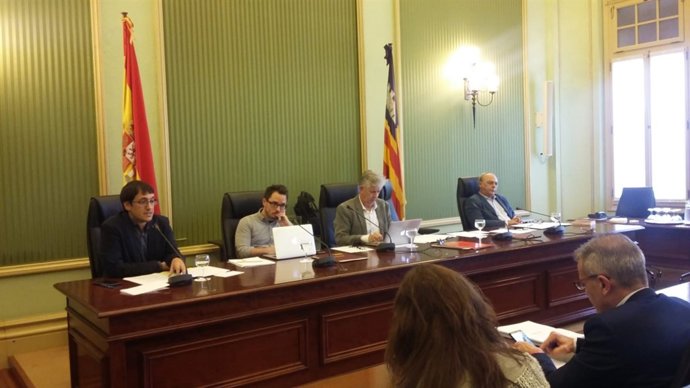 Conseller de Trabajo, Iago Negueruela, en el Parlament